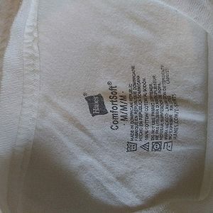 Hanes T-shirts M, white